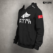 Göktürk Hoodie Herren – Türkisches Symbol Pullover Stolze Türken Kapuzenpullover