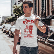 Döner T-Shirt Kebab Lustig Fun Kult Geschenk Spruch Shirt Drehspieß für Herren