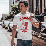 Döner T-Shirt Kebab Lustig Fun Kult Geschenk Spruch Shirt Drehspieß für Herren