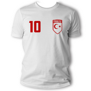 Türkei T-Shirt Trikot Name & Nummer Herren personalisierbar Wappen Geschenk