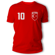 Türkei T-Shirt Trikot Name & Nummer Herren personalisierbar Wappen Geschenk