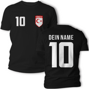 Türkei T-Shirt Trikot Name & Nummer Herren personalisierbar Wappen Geschenk
